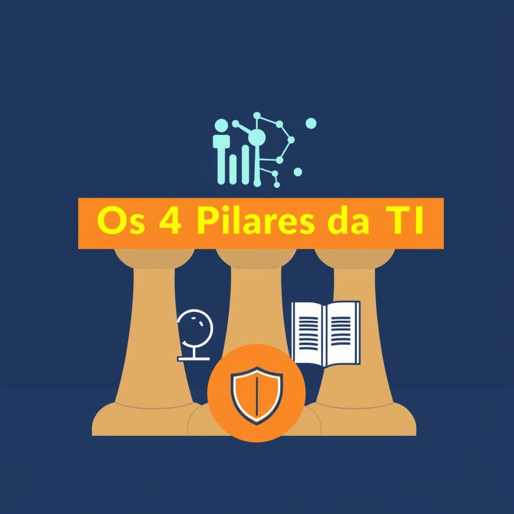 Os 4 Pilares da TI: O Alicerce Invisível que Sustenta a Empresa Moderna